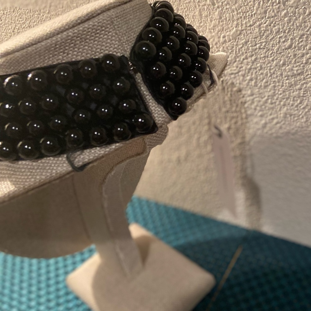 Maeve By Anthropologie~NWT~Striking~Faux Pearl~Beaded~Collar Choker~Necklace - Picture 7 of 13